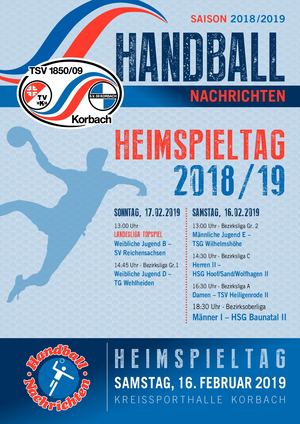 TSV Korbach - Hallennachrichten