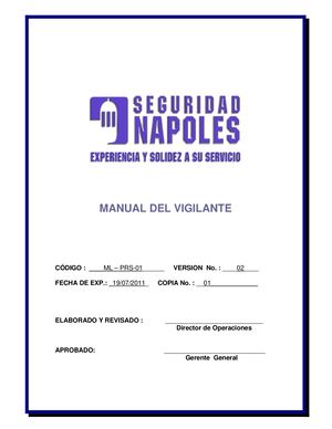 Seguridad Napoles LTDA