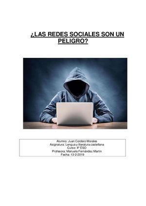 Las Redes Sociales Son Un Peligro