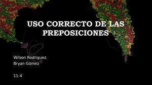 Uso Correcto De Las Preposiciones 11-4