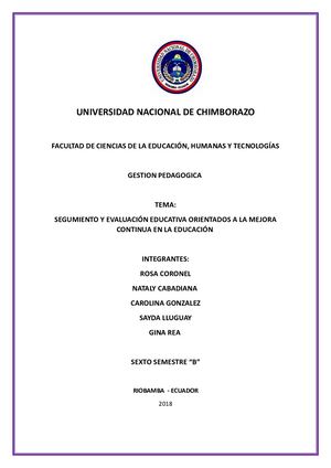 Evaluación