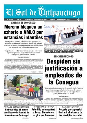 El Sol De Chilpancingo 7 Febrero 2019