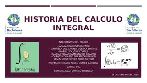 Historia Del Calculo Integral