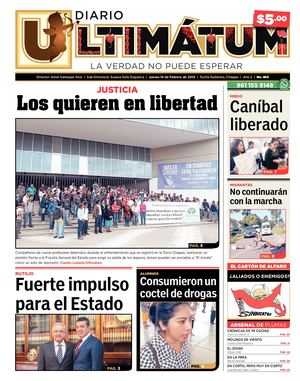 Ultimátum Chiapas, 14 Febrero 2019