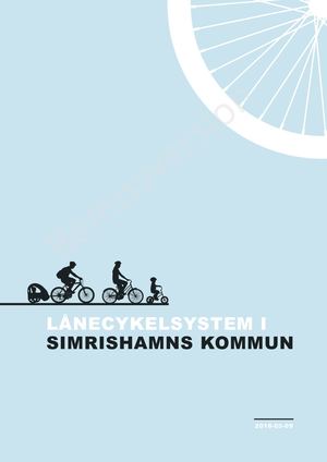 Bilaga Utredning Om Lånecykelsystem Simrishamn 180628
