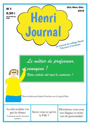 Henri Journal n1