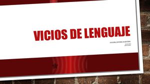 Vicios De Lenguaje Revista 5