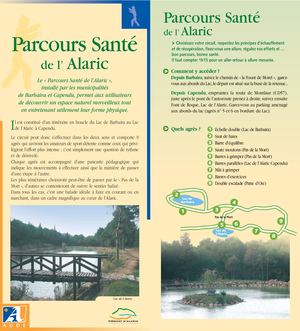 Parcours Santé du Lac de l'Alaric - Barbaira- Randonnée Aude Grand Carcassonne