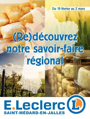 Catalogue Savoir-Faire Régional E.Leclerc Saint-Médard