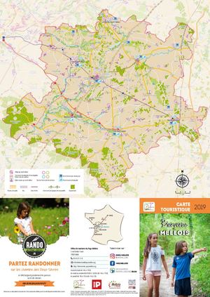 Carte touristique du Pays Mellois 2019