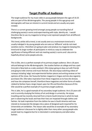 Primary And Secondary Magazine Audience