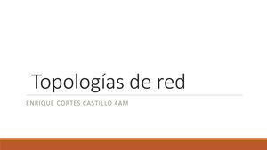 LAS DIVERSAS TOPOLOGÍAS DE RED