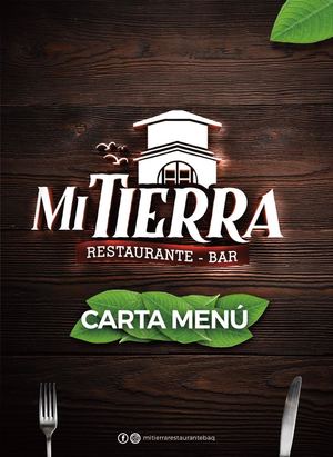 Carta Menu Mi Tierra