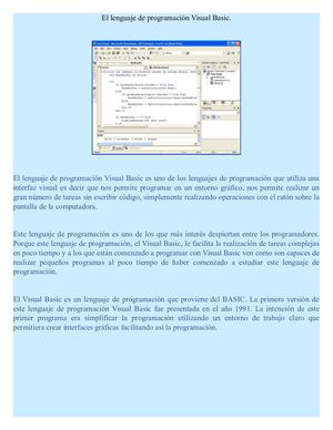 lenguaje de Programación Visual Basic 6