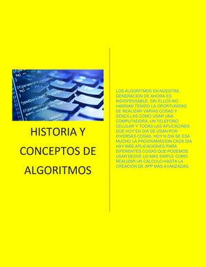 Historia Y Conceptos De Algoritmos