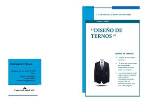 Catálogo Diseño De Ternos