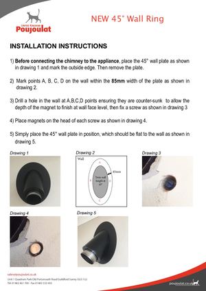 45° Wall Plate Installation Instructions
