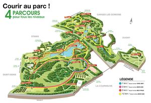 Parc départemental Georges-Valbon | Parcours de course à pied