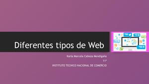 Tipos De Web