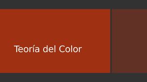 Teoria Del Color
