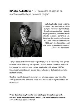 Isabel Allende