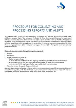 Scp Procedure For Collecting And Processing Reports And Alerts Hd