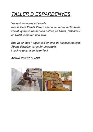TALLER D'ESPARDENYES
