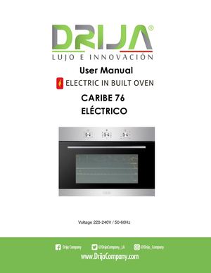 Caribe  76 Electrico - Manual English - Drija
