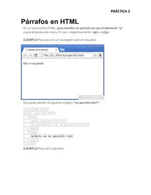 Párrafos En Html