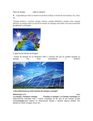 Tipos De Energía Jose Miguel