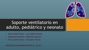 Soporte Ventilatorio En Adulto, Pediátrico Y Neonato