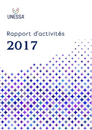 Rapport d'activités 2017 d'UNESSA