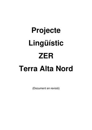 Projecte Linguistic 2018 19