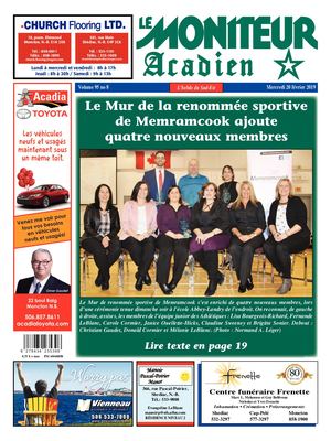 Moniteur Acadien 20 Fevrier