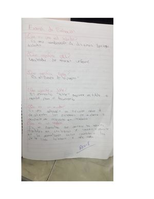 Examen De Diagnostico