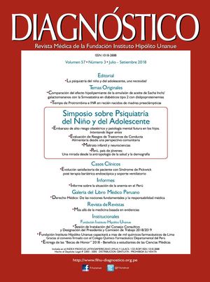 2018 - DIAGNÓSTICO – Volumen 57 N°3