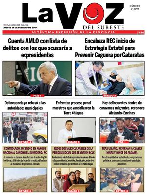 Diario La Voz del Sureste 21-02-2019