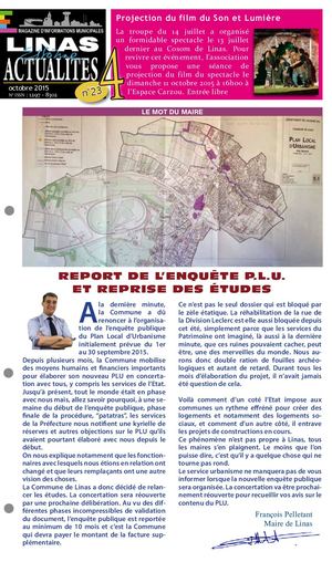 LinasActu 234- Octobre 2015 N°1