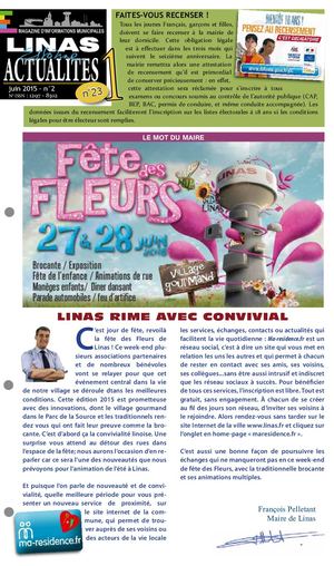 LinasActu 231 - Juin 2015 N°2