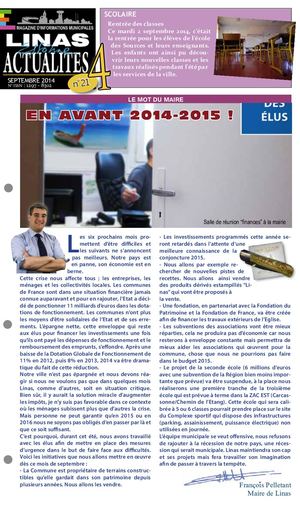 LinasActu 214 - Septembre 2014 N°1
