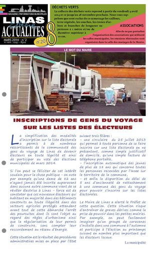 LinasActu 208 - Mars 2014 N°2