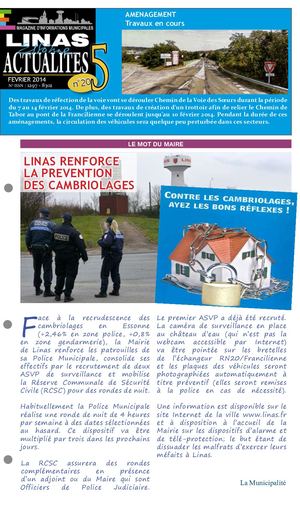 LinasActu 205 - Fevrier 2014 N°1
