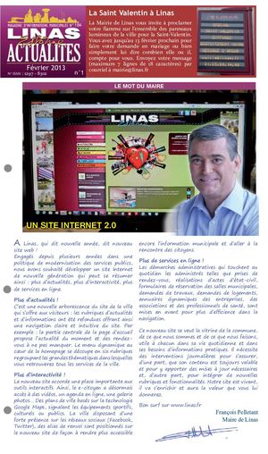 LinasActu 184-Fevrier 2013 N°1