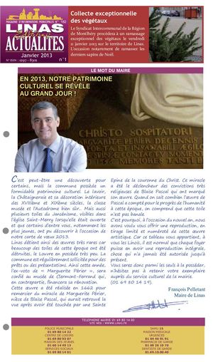 LinasActu 182-Janvier 2013 N°1