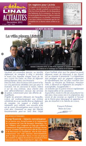 LinasActu 180-Decembre 2012 N°1
