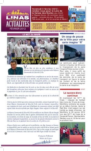 LinasActu 170-Fevrier 2012 N°1