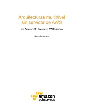 Calaméo - Aws Serverless Multi Tier Architectures