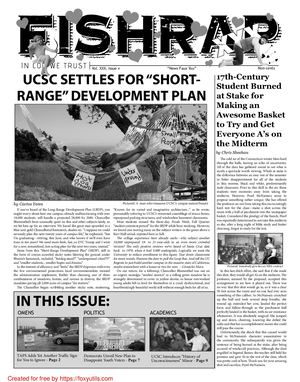 Fish Rap Live! 30.5 February 12 [UCSC settles for "short-range" development plan
