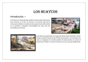 Los Huaycos