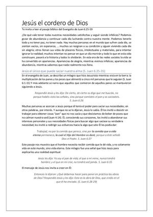 Jesus Nuestra Pascua